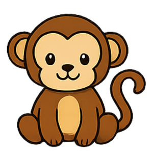 원숭이띠 아이콘